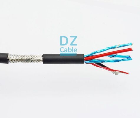 Kualitas Kabel Industri Kustom – Multicore + Multipair TPV Berlapis Pelindung 4 Pasang + 2 Inti Pabrik