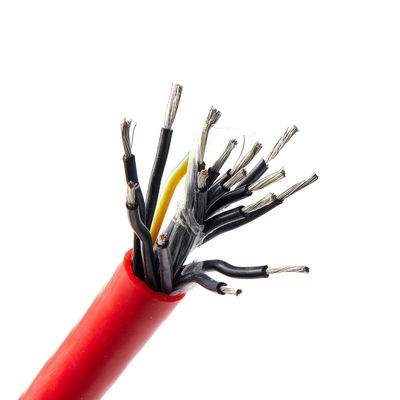 Harga yang pantas Multi Core Shielded Sensor Cable Silicone Rubber Insulated Sheathed On line