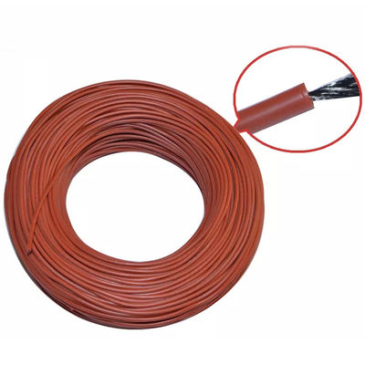 Harga yang pantas Carbon Fiber Silicone Insulated Underfloor Heating Cable 12K 33ohm Kawat Selimut Pemanas On line