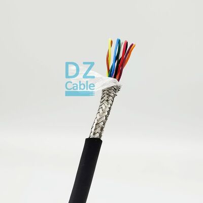 Harga yang pantas Kabel suhu tinggi Kabel tersusun Teflon berpasangan 5x2x0.08mm2 500V SPC/FEP/TCWB/TPE untuk transmisi sinyal kepadatan tinggi On line
