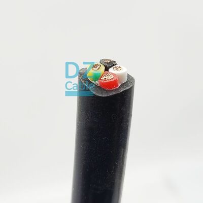 Harga yang pantas Kabel Multicore Fleksibel 4 inti Tembaga Silikon Kabel Cu/SiR/SiR 4G4 On line
